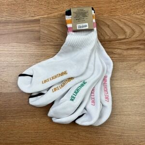 Crewcuts Boys 3 Pack Athletic Trouser Socks Size L Big Kids Shoe Size 3-5 NEW